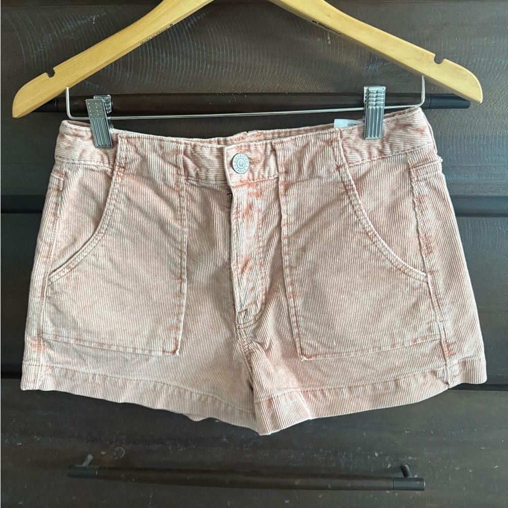 American Eagle Outfitters Light Pink Corduroy Shorts